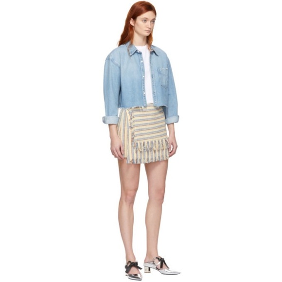 3.1 Phillip Lim Off-White and Blue Fringe Skort
by 3.1 Phillip Lim Size 6 - Picture 6 of 9